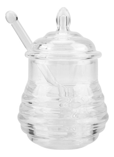 Tanque Transparente De Miel En Forma Abeja 245 Ml Con Gotero