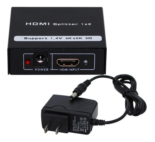 Spliter Repartidor Divisor Hdmi 1 Entrada 2 Salidas Rs Mejia