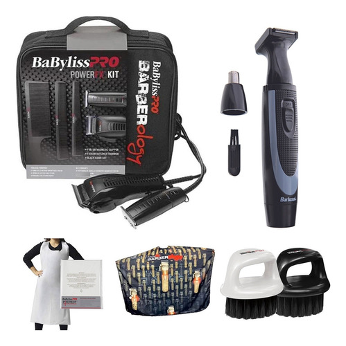 Kit Cortadora Desvelladora Capa Babyliss + Trimmer Barbasol