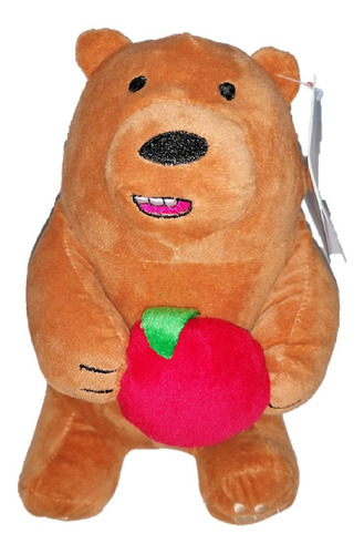 Pardo Osos Escandalosos Bordado Ultra Suave 23 Cm