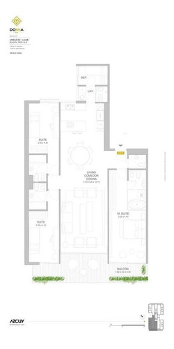 Venta Departamento De 4 Ambientes Con Dependencia - Donna Vita De Azcuy