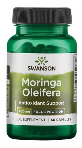 Moringa Oleifera 400mg 60 Capsulas Antioxidante