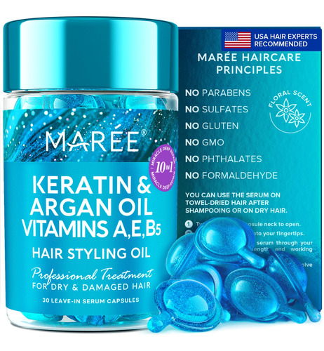 Maree Aceite Para Peinar El Cabello, Acondicionador Sin Enju