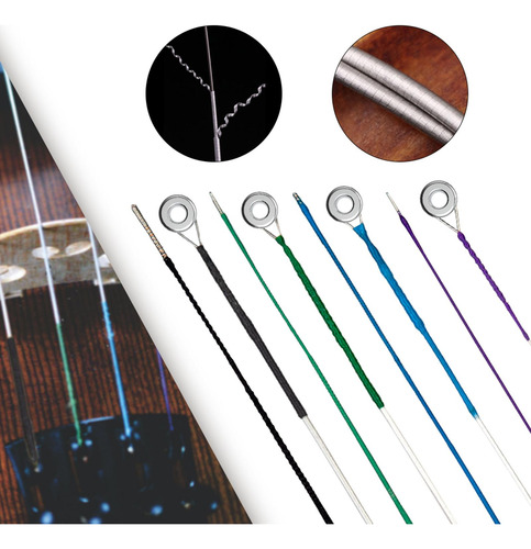 4x Conjunto Completo De Accesorios De Cuerda De 1/4 1/2