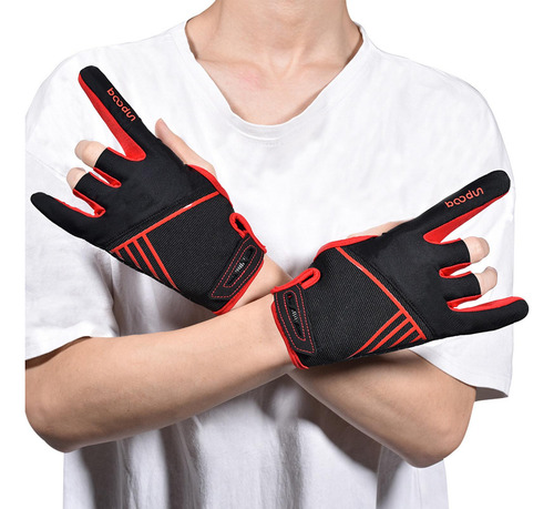1 Par De Guantes Deportivos Transpirables Para La Mano