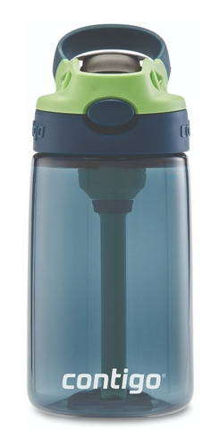 Imagem 7 de 9 de Garrafinha Infantil Com Canudo Contigo ® Kids Verde E Azul
