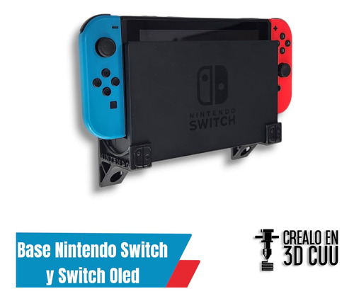 Soporte De Pared Para Nintendo Switch Oled 3d