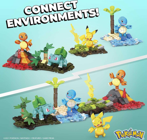 Pokemon Mega Juego De Construccion 130 Pz Pikachu
