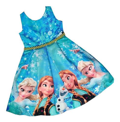 Vestido Para Cumpleaños Frozen Elsa - Ig | Cuotas sin interés