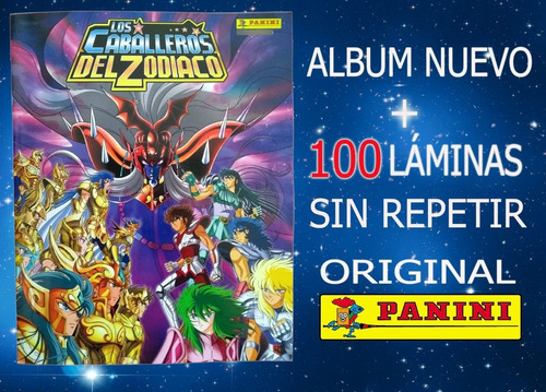Caballeros Del Zodiaco Panini Album + 100 Laminas