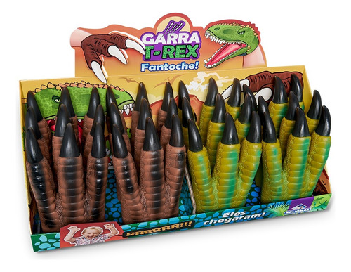 Mão Garra Tirano Rex - Brinquedo 1 Luva T Rex