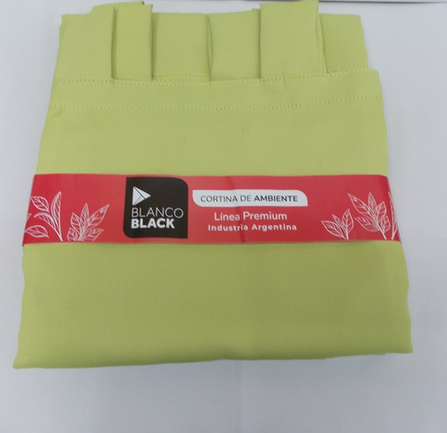 Imagen 6 de 6 de Cortina Blackout Textil 100% Blanco Black