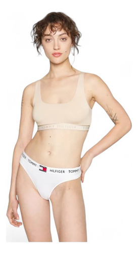 Top Tommy Hilfiger Modal Extra Soft Beige - Original