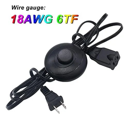 Interruptor De Pedal De Pie De Piso Weideer Con Cable De Ext