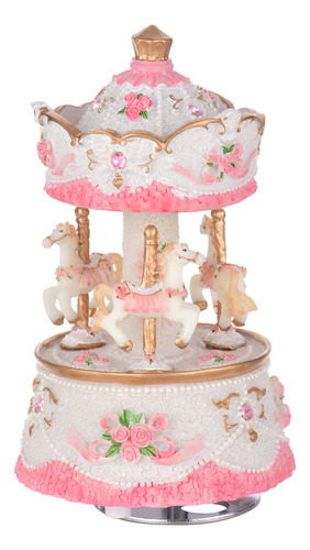 Carousel Melody-castle Led In Color Luminous Horse Music Sky