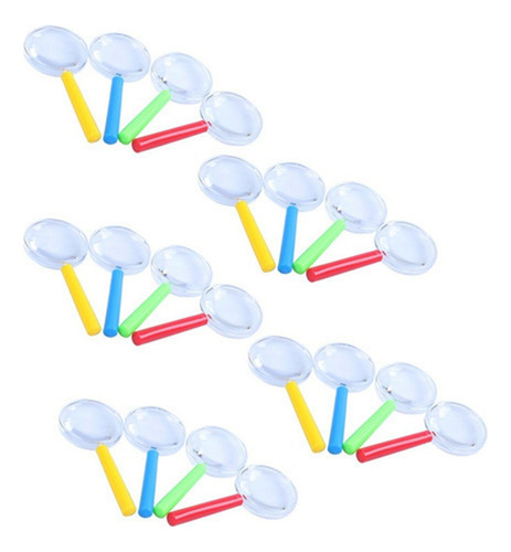 A 1 20 Piezas De Juguetes For Niños Con Mini Lupa De