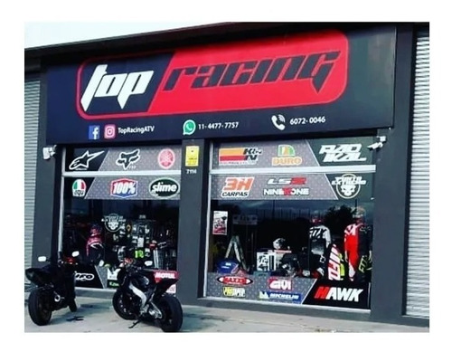 Imagen 3 de 3 de Soporte Anclaje Para Farol Delantero Redondo Top Racing