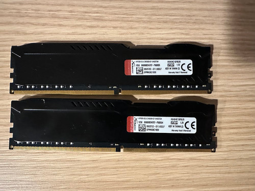 Kingston Hyperx Fury Ddr4 2x8gb 2400mhz Hx424c15fb2/8