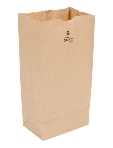 Bolsa Marron Kraft 4kg Delivery 100unid