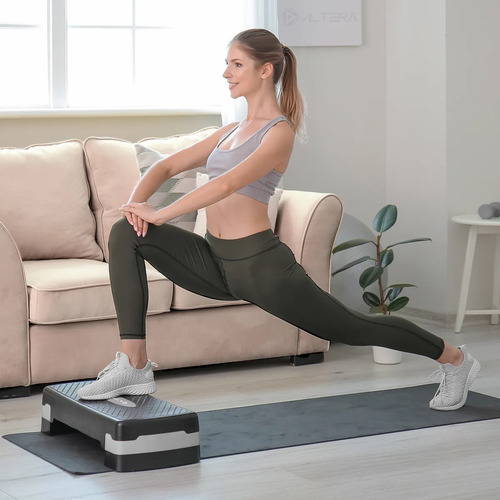 Banco Escalon De Ejercicio Step Rutinas Aerobics Ajustable