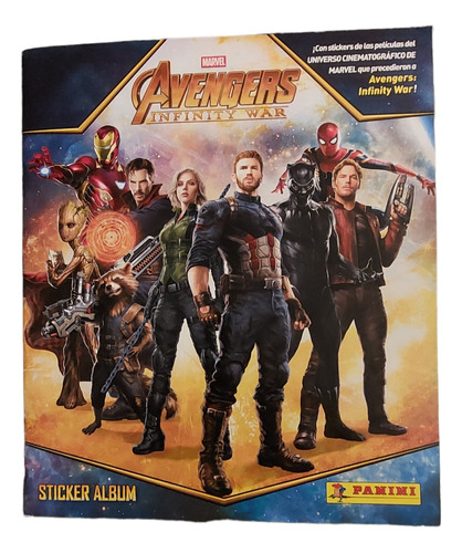 Álbum  Avengers Infinity War Completo - Pegado Panini
