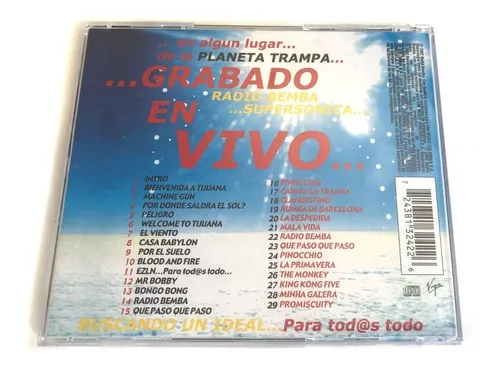 Cd Manu Chao - Radio Bemba Sound System (Usado)