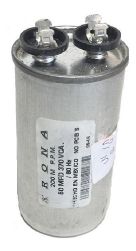 Capacitor De Trabajo 50 Uf  370 Vac