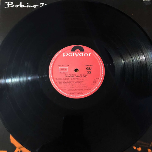 Georges Moustaki Bobino 70 Disco Lp Importado De Francia. (Usado)