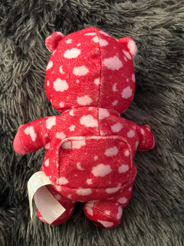 Osito Cariñosito 20 Cm Aprox Secret Bear Rojo Vintage