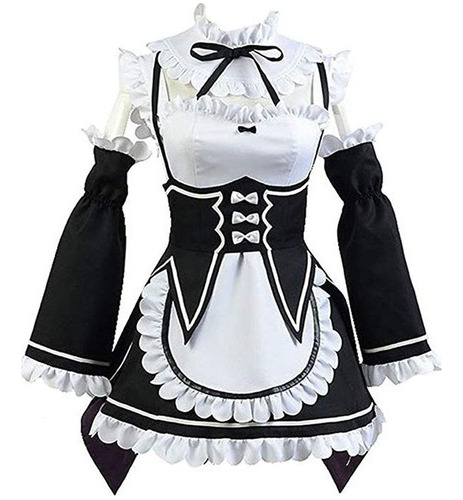 A*gift Disfraz De Cosplay De Anime De Mucama Uniforme Lolita
