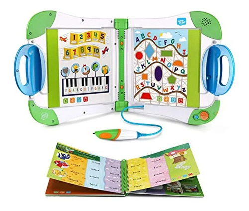 VTech MagiBook | Sistema De Aprendizaje Interactivo | Lápiz Mágico | 3 Niveles | 15 Libros | Verde | 2-7 Años