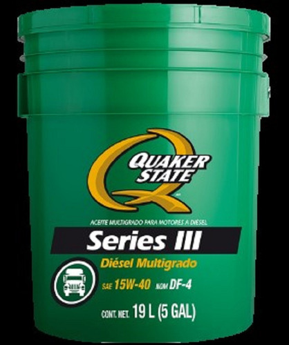 Aceite Quaker 15w-40 Diesel Ci-4 Series Iii 19 L