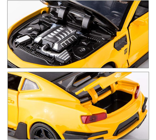 Modelo De Coche Bdtctk Camaro Bumblebee, Juguete 132, Fun...