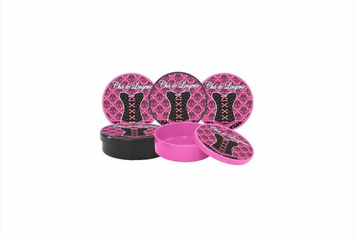 Imagem 2 de 7 de Kit Festa Chá De Lingerie (pink E Preto) 107 Peças