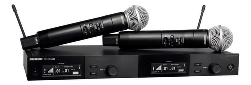 Shure Slxd24d/sm58 Sistema Inalámbrico Digital Dual Color Negro