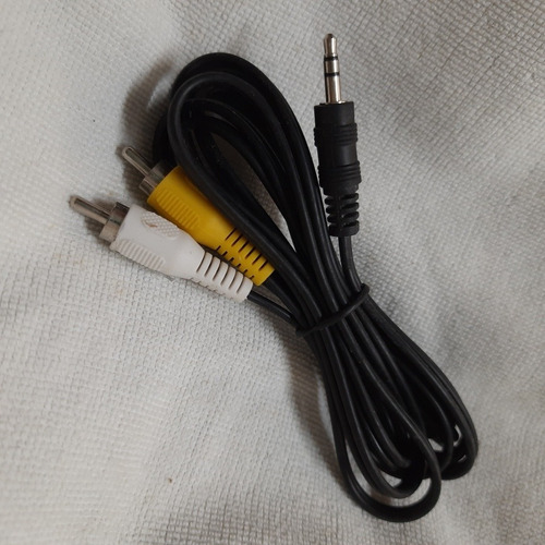 Cable Adaptador De Audio Rca A Mini Plug 3.5 Mm 