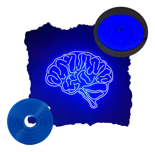 Mangueira Neon 12v 1° Geração 5 Metros Silicone Azul Royal