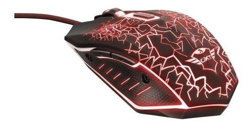 Set De Mouse Gamer Trust Gxt 783 Izza Negro + Mousepad