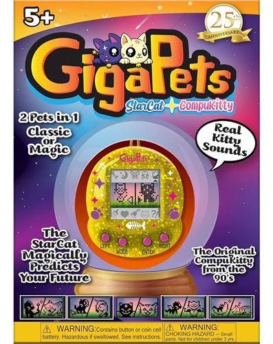 Giga Pets Compukitty & Starcat Electronic Virtual Pet Toy, 2