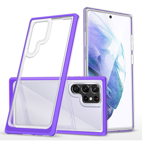 Funda De Acrílico Transparente+pc+tpu Para Samsung Galaxy S2