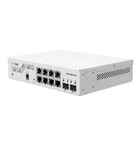 Switch Mikrotik 8 10gbps Puertos Gigabit Con 2 Puertos Sfp+