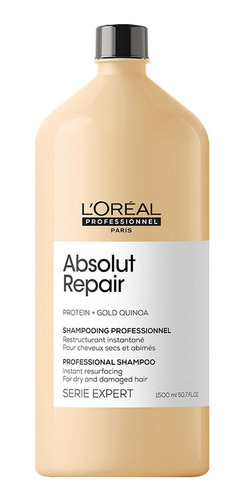 Shampoo Reparador Absolut Repair Gold Loreal Pro 1500 Ml