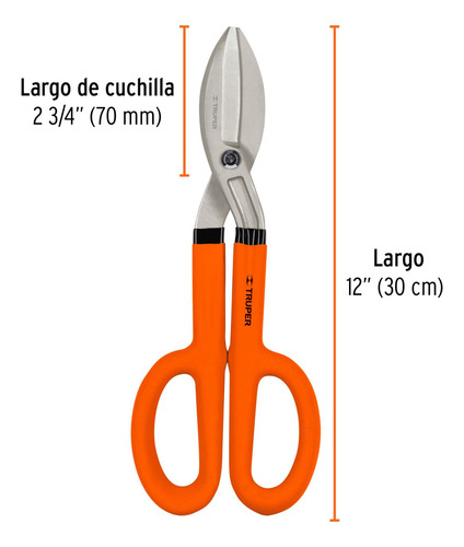 Tijera Para Hojalatero Corta Lata 12 Pulgadas Truper