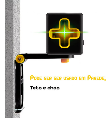 Nivel A Lazer 20m 2 Linhas Auto Nivelamento Com Bip Sonoro