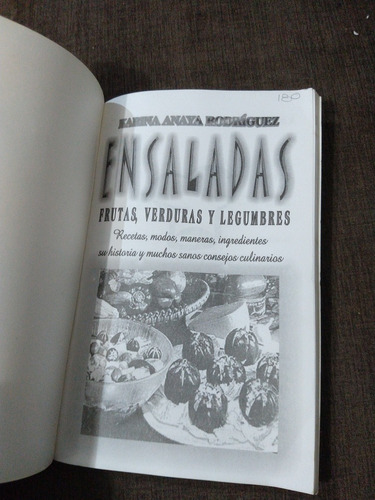 Karina Anaya Rodríguez Ensaladas Frutas Verduras Y Legumbres (Usado)