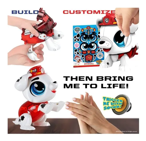 Crea Tu Robot Interactivo Paw Patrol Marshall Patrulla Canina - Vamos a  Jugar