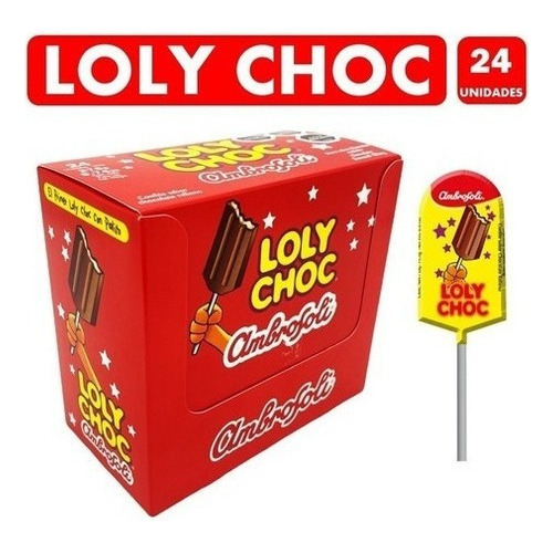 Chocolate Loly Choc Display X 24 Paletas