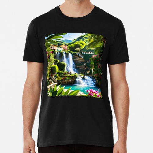 Remera A Natureza 02 Un Paisaje Hecho A Mano Funda iPhone Al