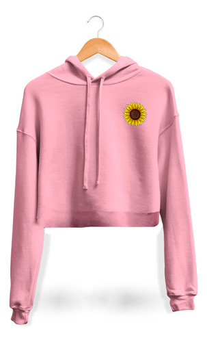 Hoodie Crop Top Girasol