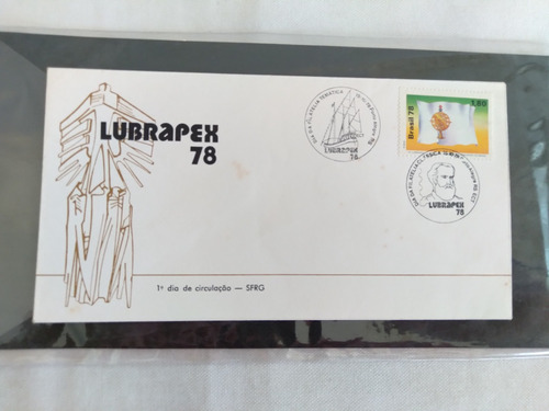 Envelope Selo  Lubrapex 78 Selo Bandeira  Principado 1° Dia